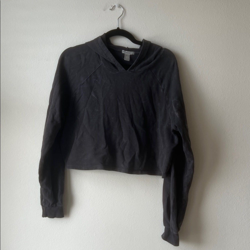 Forever 21 Heather Washout Gray Pullover - Picture 1 of 3